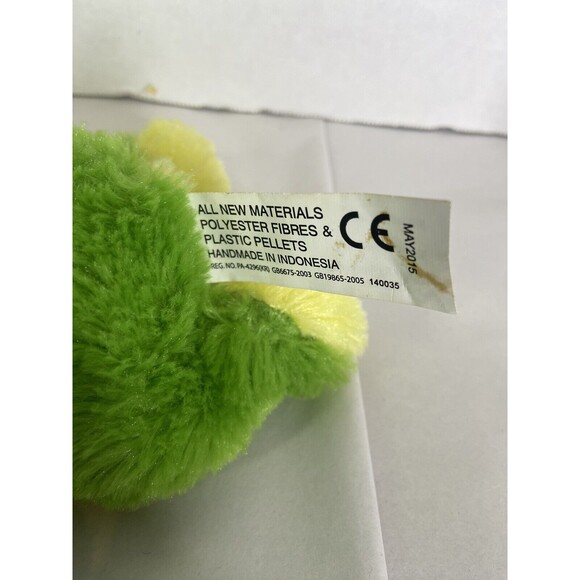 Floppy Frog Plush Stuffed Animal Green Toy - Picture 3 of 7